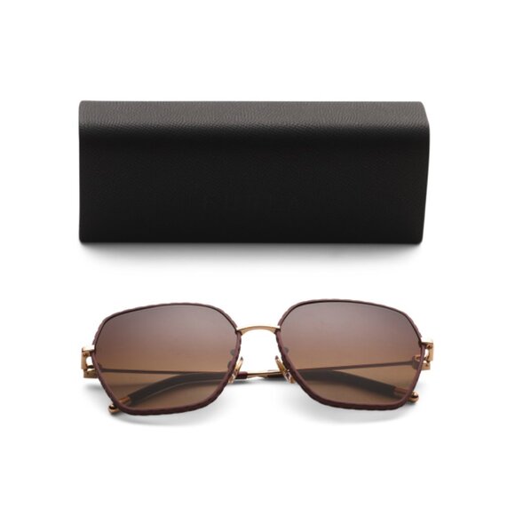 FURLA copper 59mm Square Sunglasses